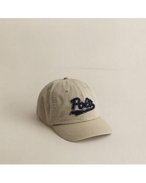 Ralph Lauren 1999 Logo-Patch Ball Cap - Natural