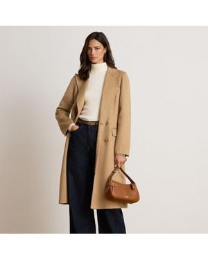 Ralph Lauren Double-Breasted Wool-Blend Coat - Multicolor