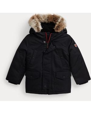 Polo Ralph Lauren Ralph Lauren Boy's Faux-Fur-Trim Down Parka - Black