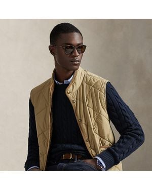 Polo Ralph Lauren The Hurston Quilted Utility Gilet - Natural