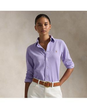 Polo Ralph Lauren Camicia Oxford in cotone Slim-Fit - Viola