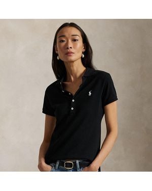 Polo Ralph Lauren Slim Fit Stretch Polo Shirt - Black