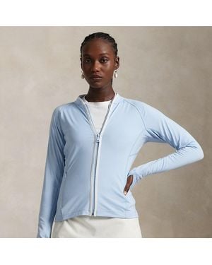Ralph Lauren Ralph Lauren Stretch Jersey Full-Zip Jacket - Blue