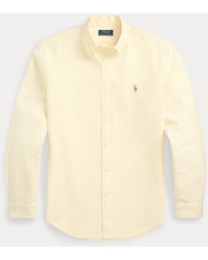 Polo Ralph Lauren Chemise Oxford À Rayures Custom Fit - Neutre
