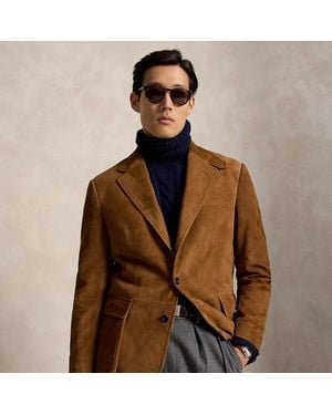 Polo Ralph Lauren The Rl67 Suede Jacket - Brown