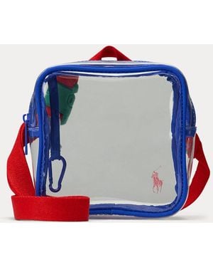 Polo Ralph Lauren Ralph Lauren Boy's Big Pony Clear Square Crossbody Bag - Blue