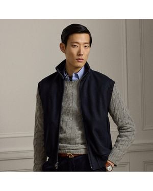 Ralph Lauren Felton Cashmere-Blend Waistcoat - Grey