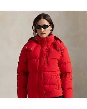 Polo Ralph Lauren Piumino trapuntato con cappuccio - Rosso