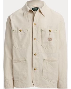 Polo Ralph Lauren La Veste Utilitaire Waldron En Sergé - Neutre