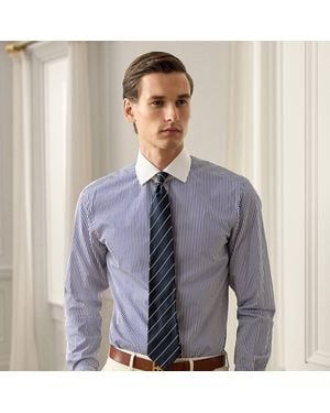 Ralph Lauren Bengal-stripe French Cuff Shirt - Blue