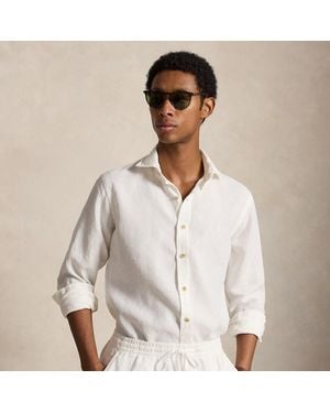 Polo Ralph Lauren Custom Fit Linen Shirt - White