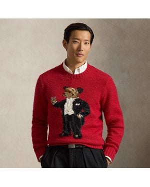 Polo Ralph Lauren Martini Bear Jumper - Red