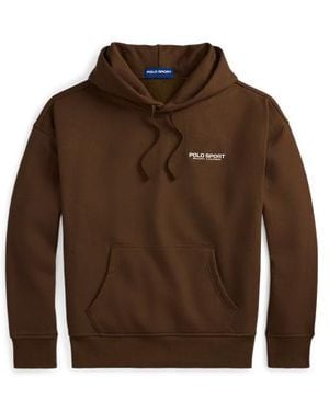 Polo Ralph Lauren Felpa Polo Sport Relaxed-Fit - Marrone