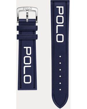 Polo Ralph Lauren Correa De Reloj De Goma Polo - Azul