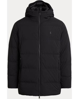 Ralph Lauren Matte Quilted Down Coat - Black