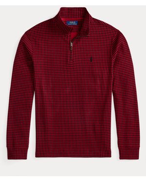 Polo Ralph Lauren Karierter Estate-Rippenstrickpullover - Rot