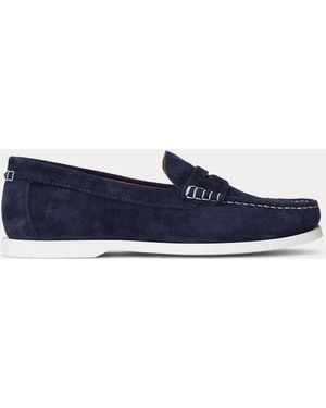 Polo Ralph Lauren Merton Suede Penny Loafer - Blue