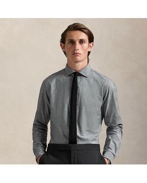 Polo Ralph Lauren Kariertes Custom-Fit-Hemd Aus Twill - Grau