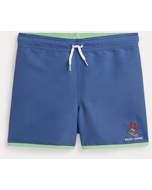 Polo Ralph Lauren Ralph Lauren Boy's Polo Bear Swim Trunk - Blue
