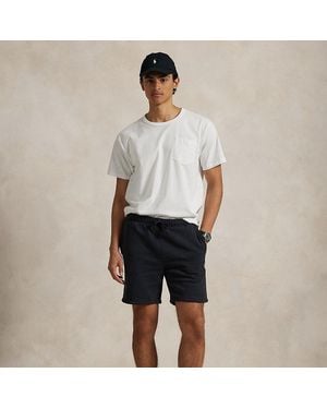 Ralph Lauren 6.5-Inch Loopback Fleece Short - White