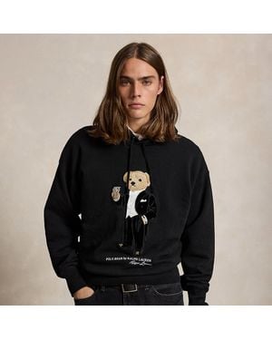 Ralph Lauren Vintage Fit Martini Bear Hoodie - Black