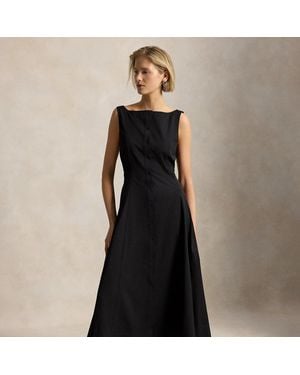 Polo Ralph Lauren Panelled Cotton Dress - Black
