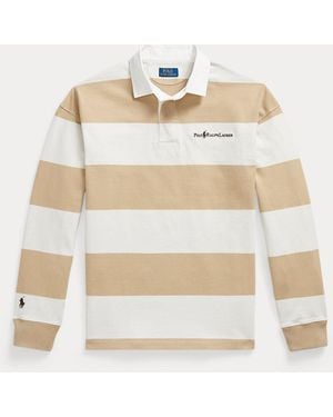 Polo Ralph Lauren Chemise De Rugby Relaxed Fit En Jersey - Neutre