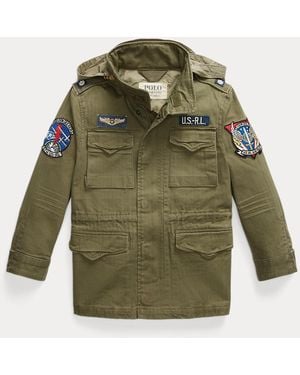 Polo Ralph Lauren Ralph Lauren Boy's Cotton Herringbone Field Jacket - Green