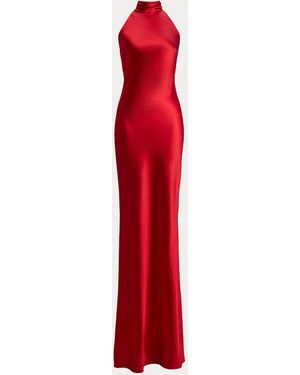 Ralph Lauren Abendkleid Chilton Aus Stretchsatin - Rot