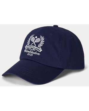 Polo Ralph Lauren Wimbledon Crest Twill Cap - Blue