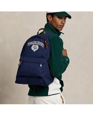 Polo Ralph Lauren Rucksack Wimbledon Aus Segeltuch - Blau