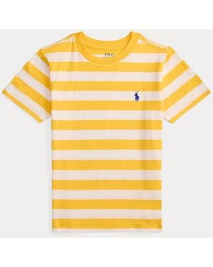 Polo Ralph Lauren Ralph Lauren Boy's Striped Cotton Jersey Tee - Yellow