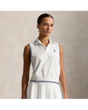 Ralph Lauren Sleeveless Polo Shirt - White