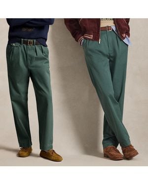 Polo Ralph Lauren Whitman Relaxed Fit Pleated Trouser - Green