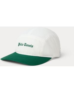 Polo Ralph Lauren Embroidered Mesh & Faille Cap - Green
