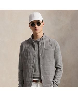 Ralph Lauren Quilted Mockneck Vest - Gray