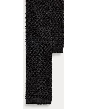 Polo Ralph Lauren Knitted Silk Tie - Black