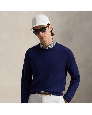 Ralph Lauren Wool Crewneck Jumper - Blue