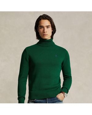 Polo Ralph Lauren Cotton Roll Neck Jumper - Green