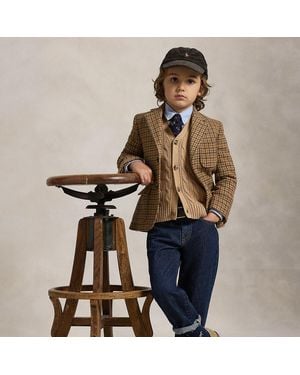 Polo Ralph Lauren Ralph Lauren Boy's Plaid Wool Tweed Sport Coat - Multicolor