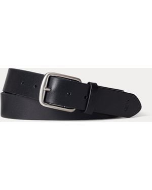 Polo Ralph Lauren Signature Pony Leather Belt - Blue