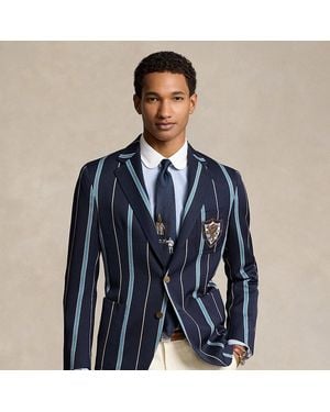 Ralph Lauren Cricket-Blazer Polo Soft aus Wolle - Blau