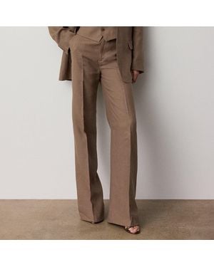 Ralph Lauren Dean Ii Linen Trouser - Natural