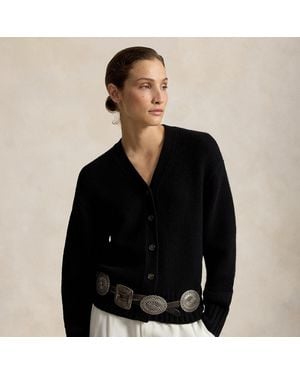 Polo Ralph Lauren Cashmere V-Neck Cardigan - Black