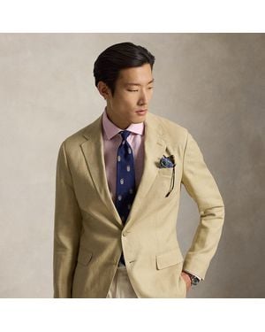 Polo Ralph Lauren Polo Soft Modern Fit Linen-Blend Jacket - Natural