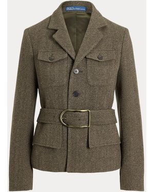 Polo Ralph Lauren Herringbone Utility Jacket - Green