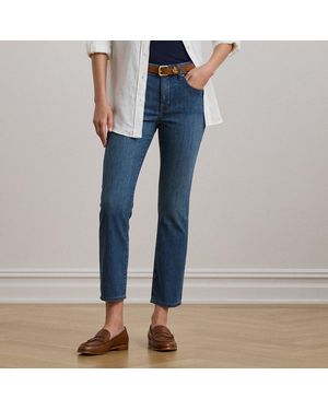 Ralph Lauren Mid-Rise Straight Jean - Blue