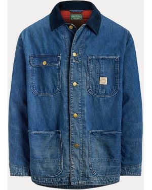 Polo Ralph Lauren Veste Utilitaire En Denim - Bleu
