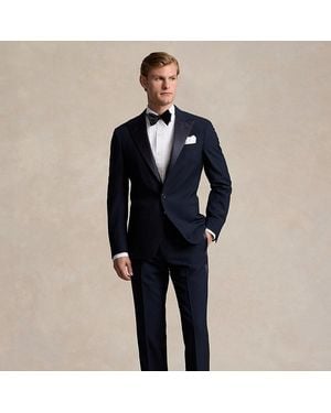 Polo Ralph Lauren Wollen Barathea Smoking - Blauw