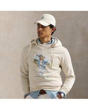 Polo Ralph Lauren Fleece-Kapuzenpullover Mit Polo Bear - Grau